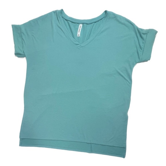 Zenana Outfitters Tops - Zenana Premium teal green blue short sleeve comfy tee shirt women’s M/Medium